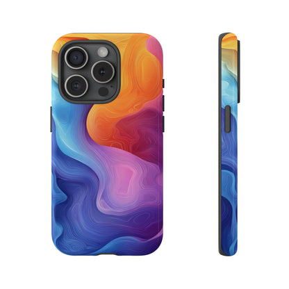 Aurora Flow Watercolor Phone Case for iPhone, google Pixel & Samsung