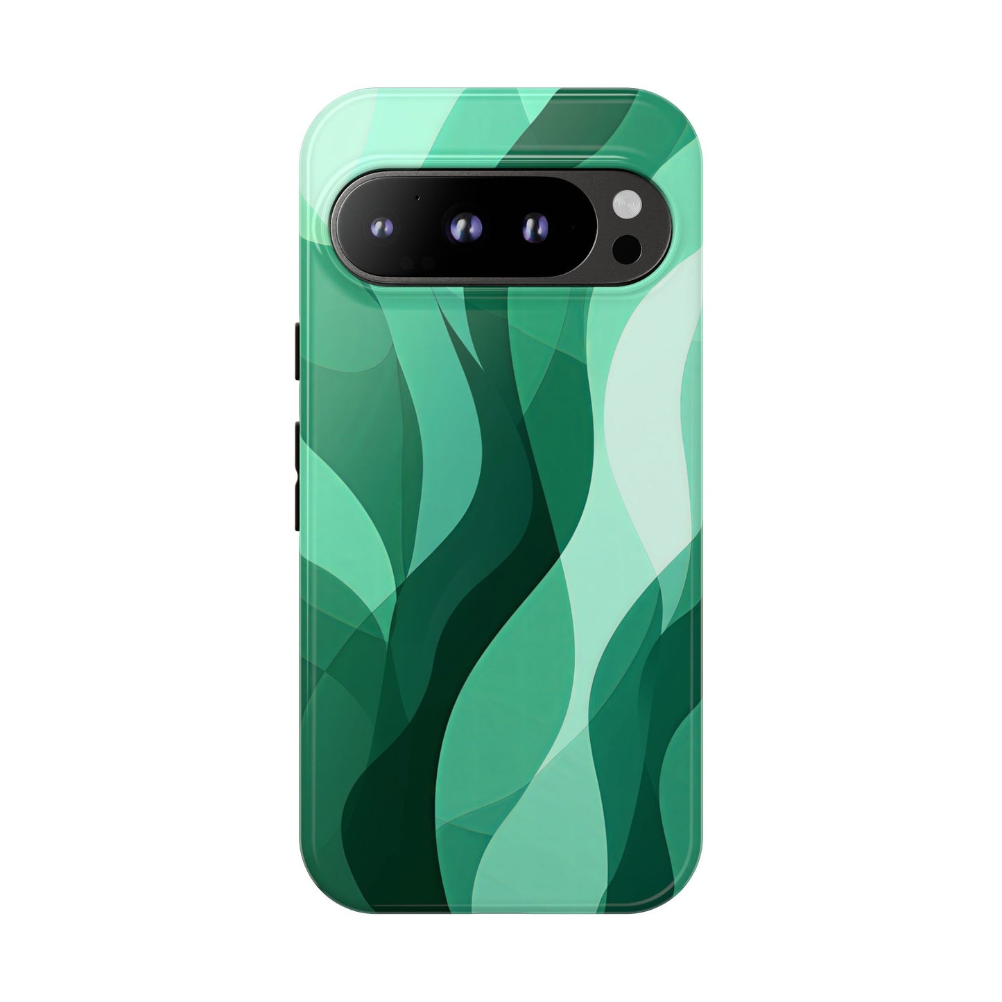 Verdant Flow – Abstract Nature-Inspired Phone Case for iPhone, Samsung & Pixel