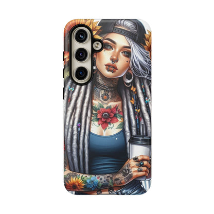 Sunflower Queen – Boho Rebel Tattoo Mobile Cover