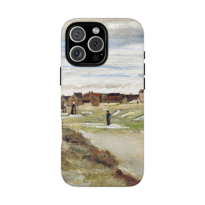 Van Gogh Village Painting Phone Case - iPhone, Samsung, Pixel - Art Print Cover, Gift for Art Lovers