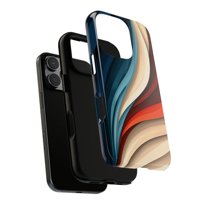 Velvet Waves – Abstract Flow Phone Case for iPhone, Samsung & Pixel