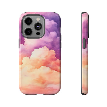 Cotton Candy Skies Watercolor Phone Case for iPhone, google Pixel & Samsung