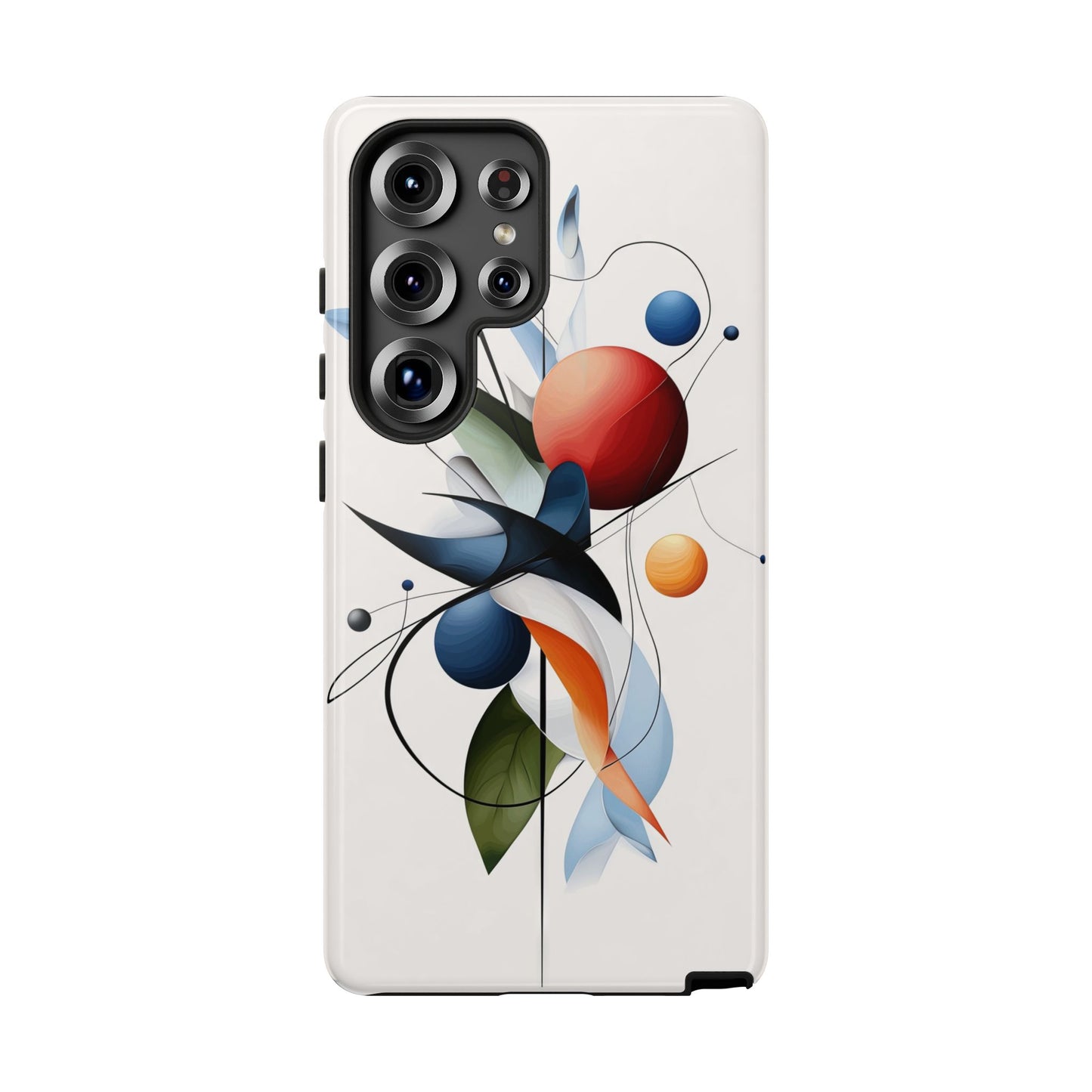 Orbit Bloom – Minimal Abstract Art Phone Case for iPhone, Samsung & Pixel