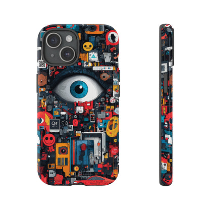 Contemporary Art Phone Case – Basquiat Graffiti Cover - iPhone, Samsung & Google Pixel Cover - Artistic Painting Case,  Art Lover Gift