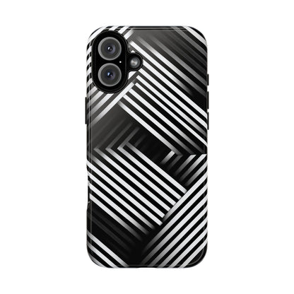 Monochrome Matrix Phone Case for iPhone, Pixel & Samsung