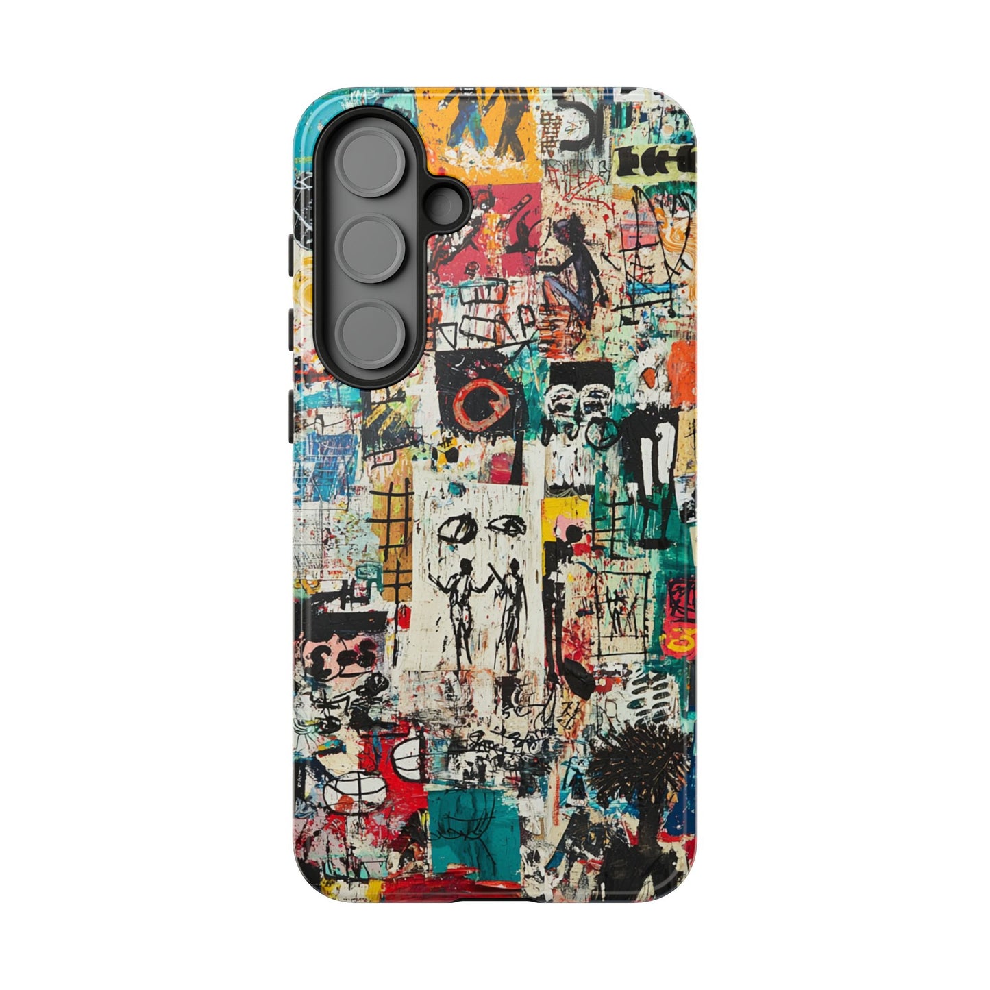 Basquiat Phone Cover – Artistic Modern Graffiti Style - iPhone, Samsung & Google Pixel Cover - Artistic Painting Case,  Art Lover Gift