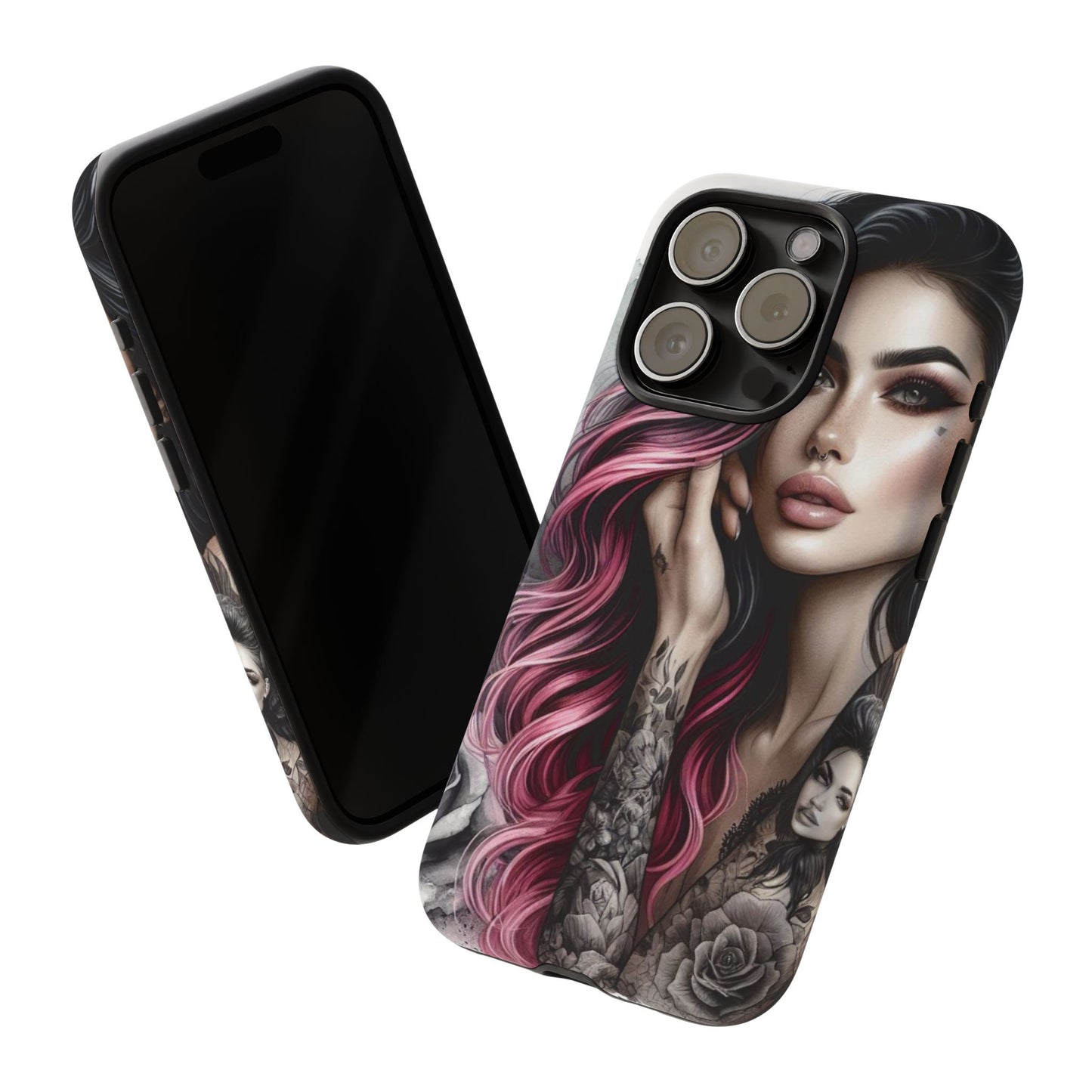Tattooed Elegance – Gothic Art Mobile Cover