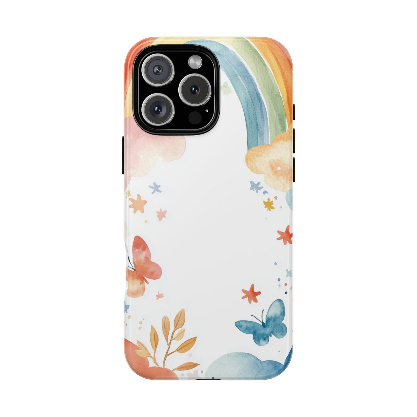 Dreamy Skies & Rainbows Watercolor Phone Case for iPhone, google Pixel & Samsung