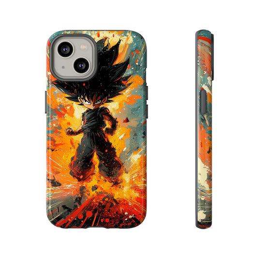 Mini Warrior Rage | Chibi Power Surge Phone Case for iPhone, Samsung & Pixel