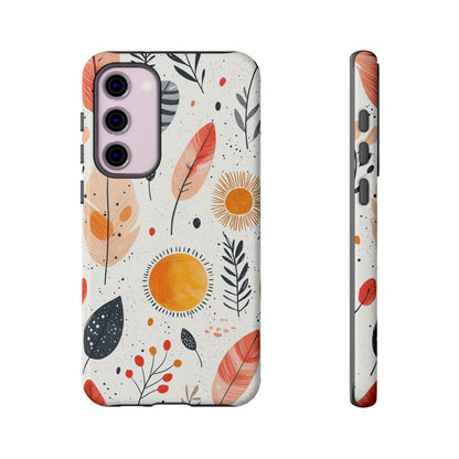 Sunshine & Feathers Boho Phone Case for iPhone, Pixel & Samsung
