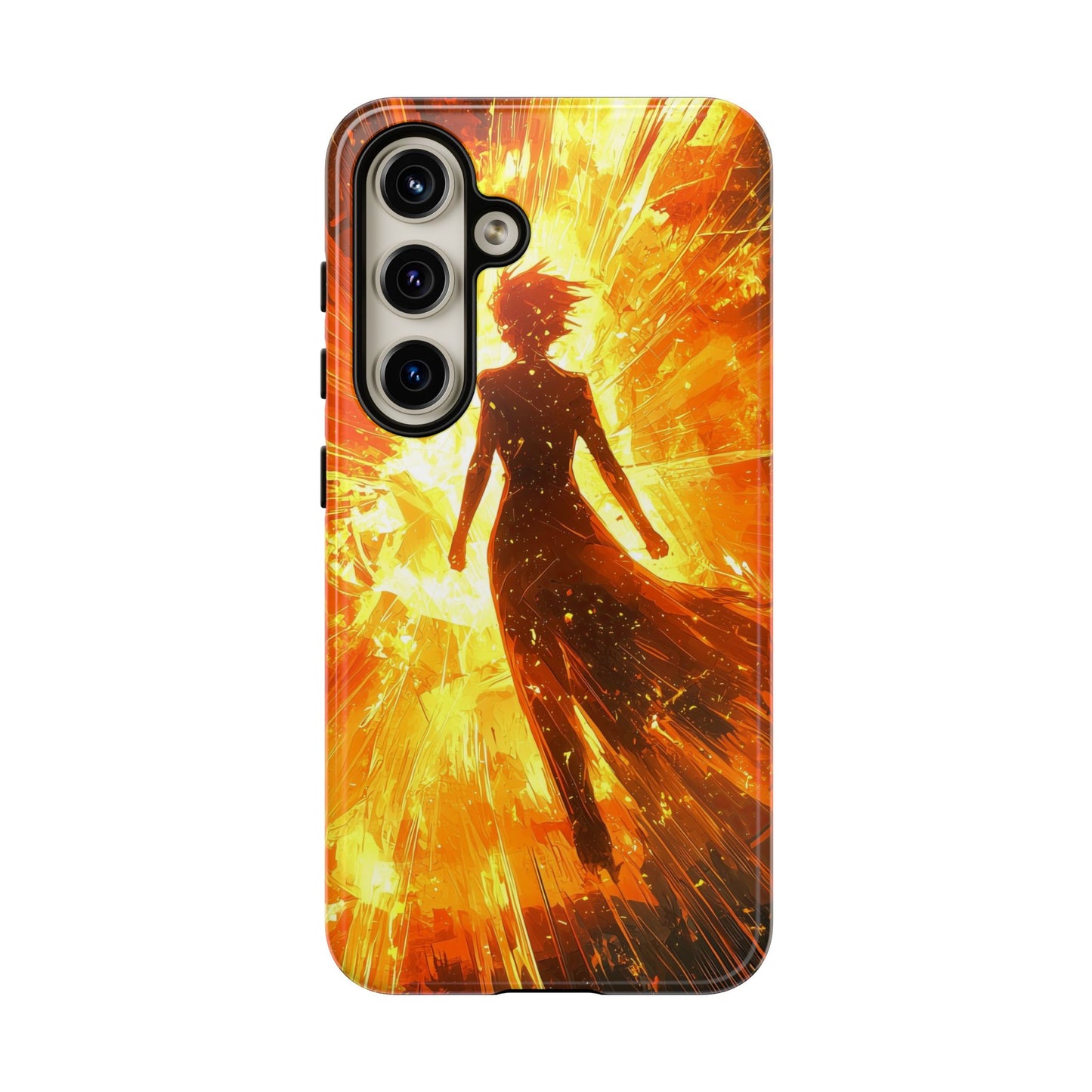 Solar Ascension | Silhouette of Fire Phone Case for iPhone, Samsung & Pixel