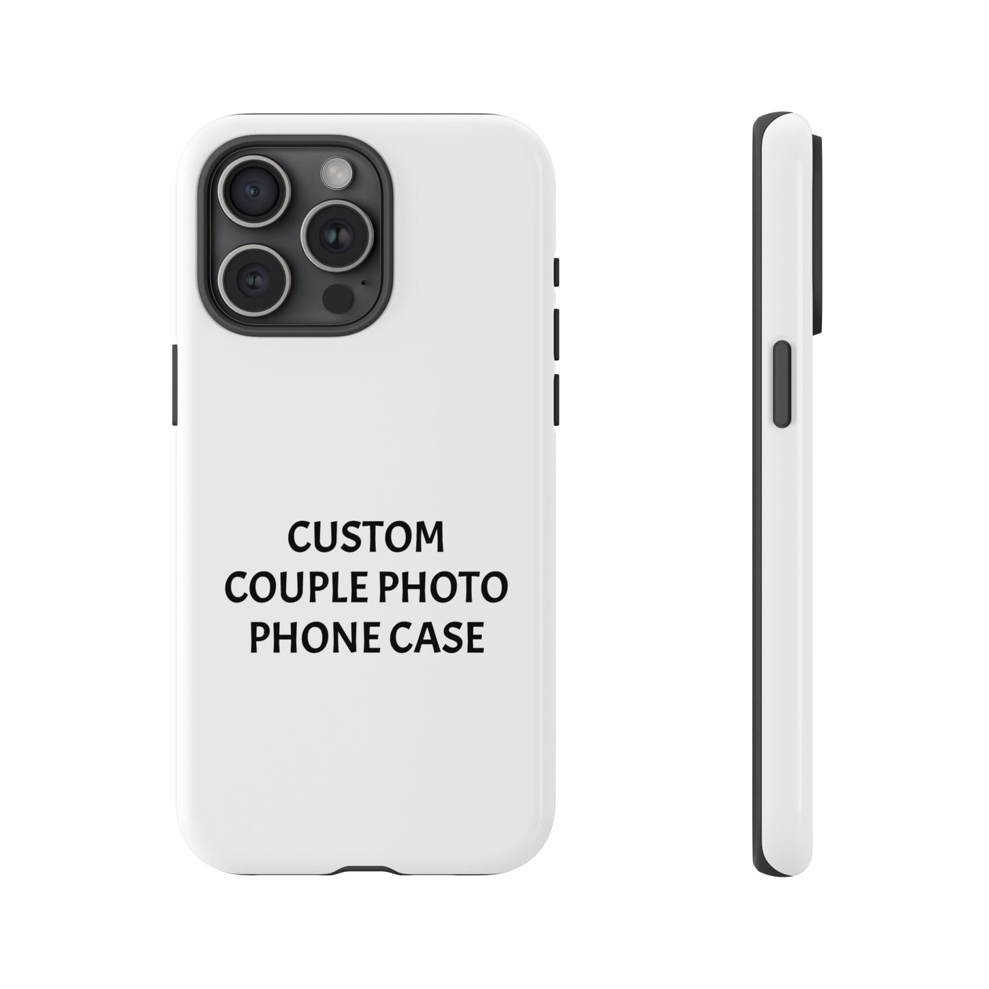 Personalized Custom Couple Photo Phone Case – Add Your Image/Loving Memory – Unique Gift for iPhone, Samsung  & Google Pixel – Protective & Stylish Cover, Couples Gift