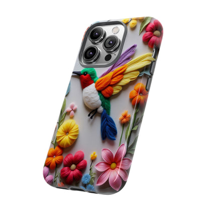 Elegant Hummingbird with Floral Mosaic Design | Nature's Artistic Vibes | Pixel 8 pro