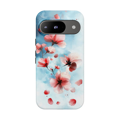 Petal Whispers Watercolor Phone Case for iPhone, google Pixel & Samsung