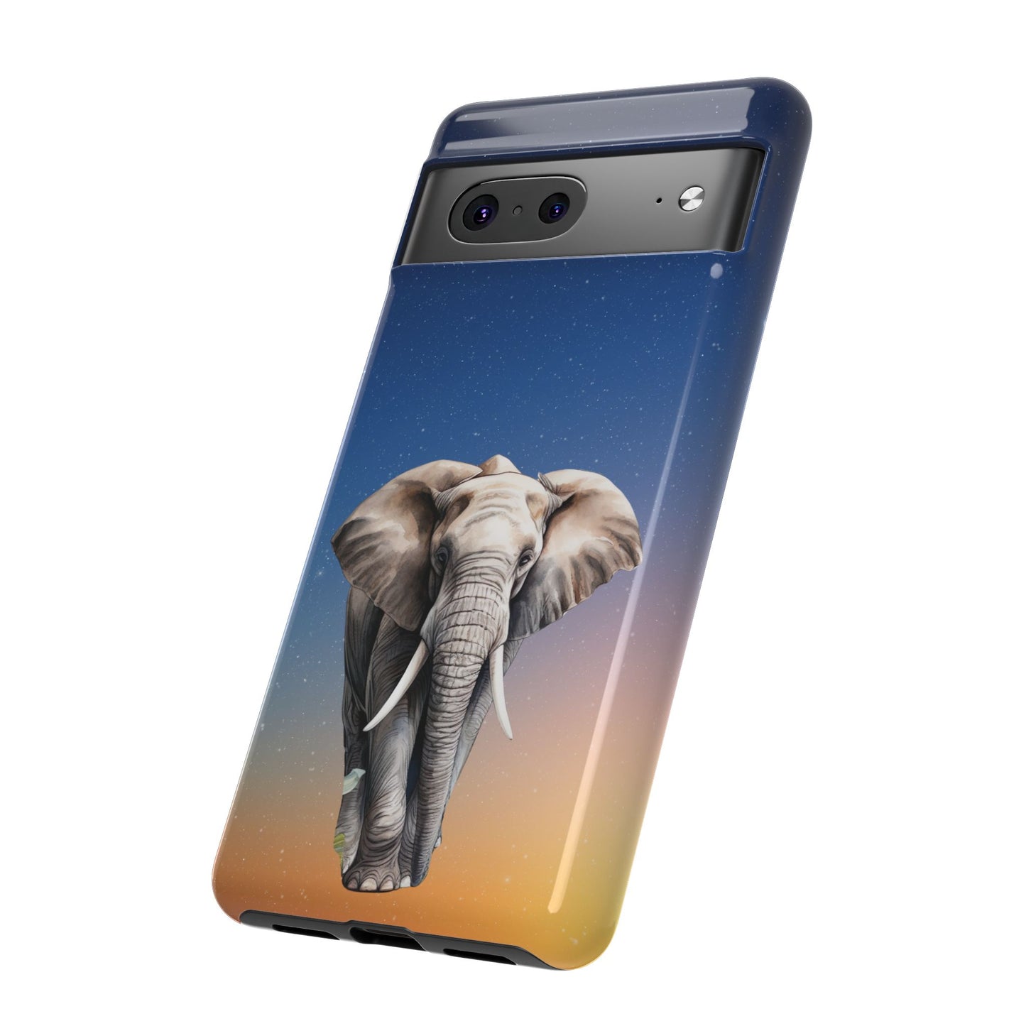 Celestial Elephant Mobile Cover – Dreamy Night Sky Aesthetic