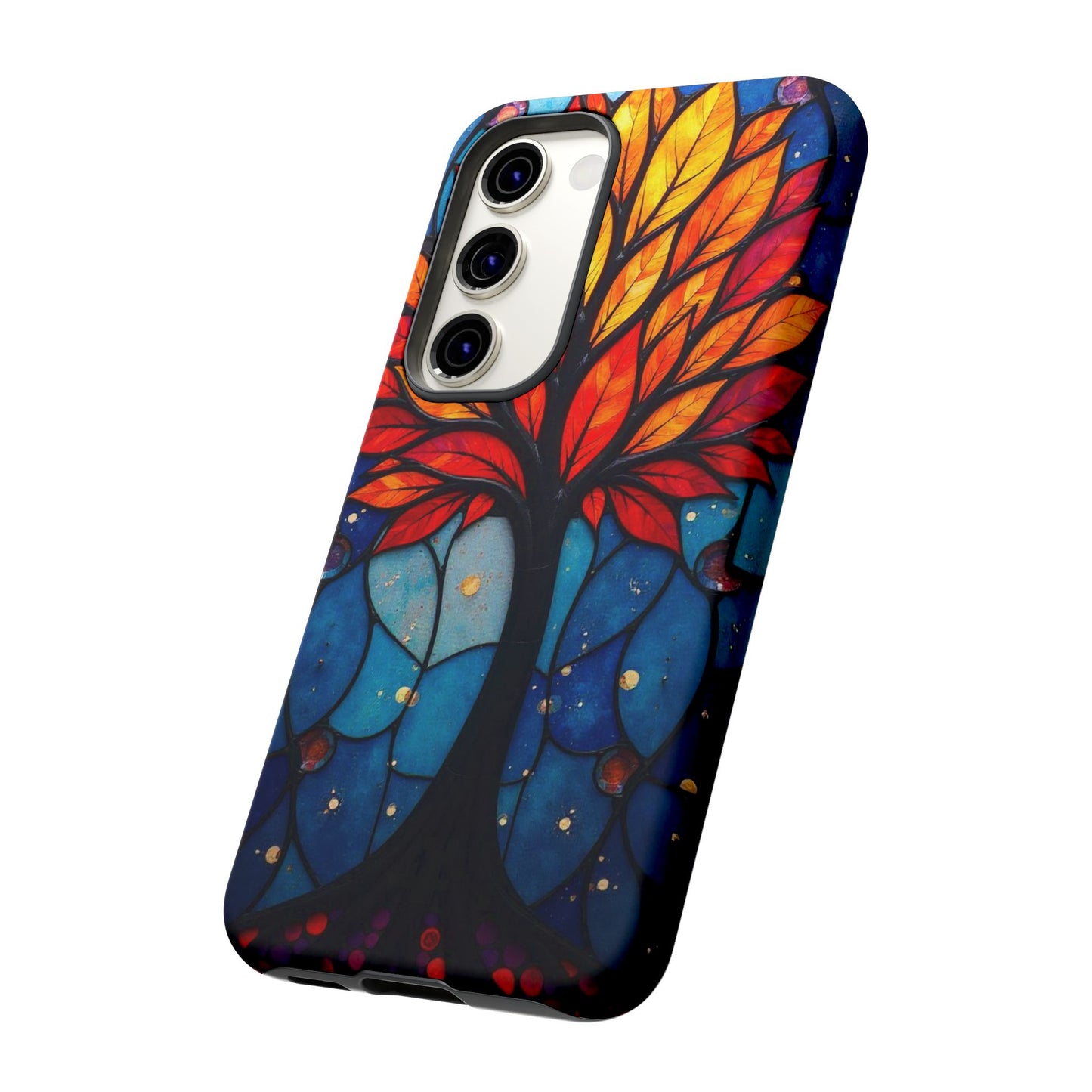 Stained Glass Tree: A Burst of Vibrant Elegance