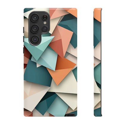 Origami Prism – Abstract Tri-Fold Geometry Phone Case – iPhone, Google Pixel, Samsung
