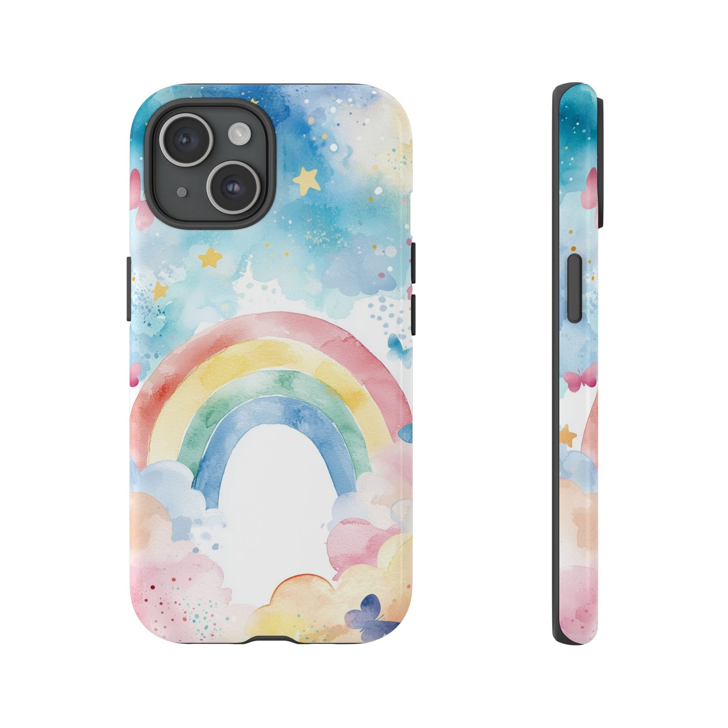 Mystic Splash Rainbow Watercolor Phone Case for iPhone, google Pixel & Samsung