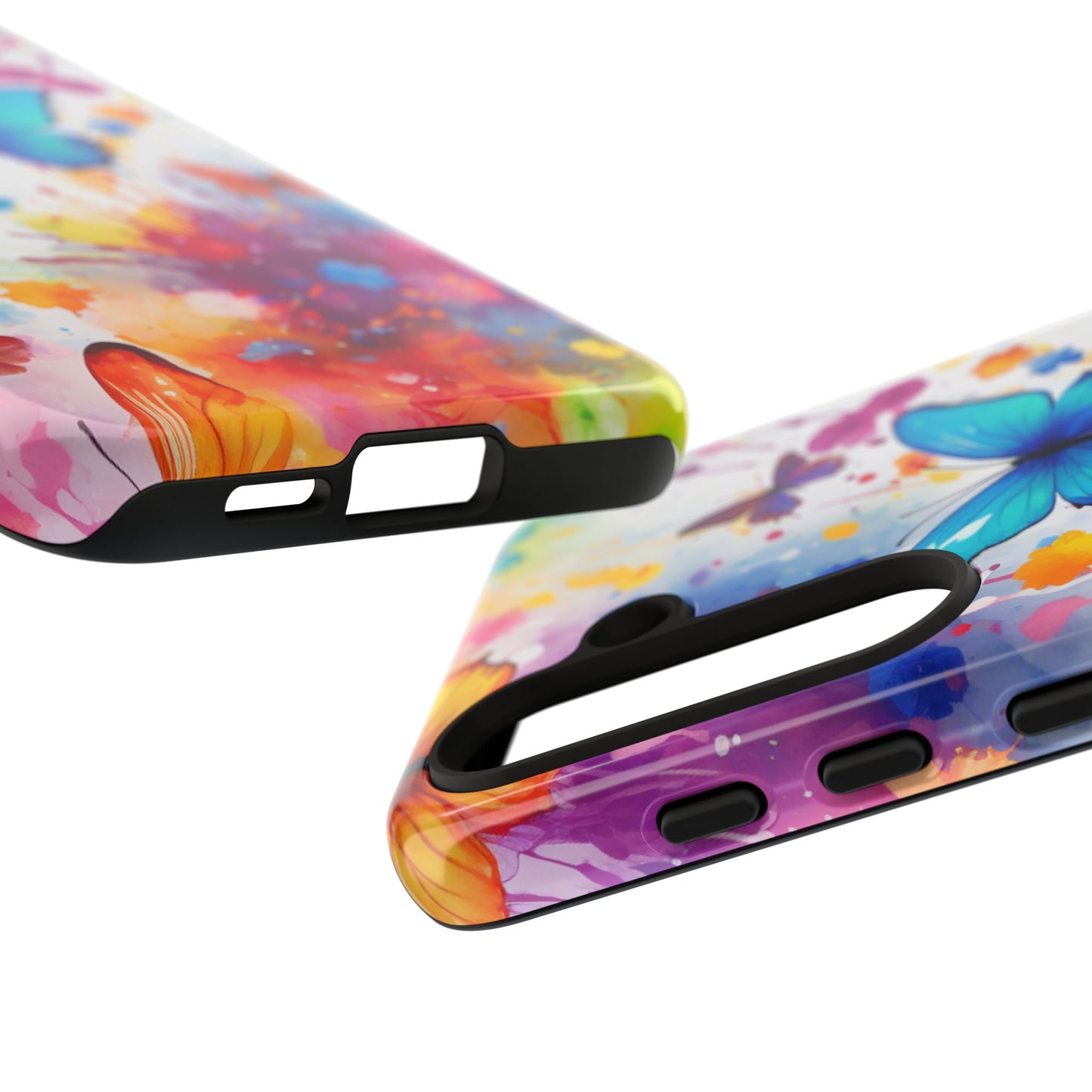 Vibrant Watercolor Butterfly Mobile Case