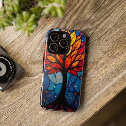 Stained Glass Tree: A Burst of Vibrant Elegance