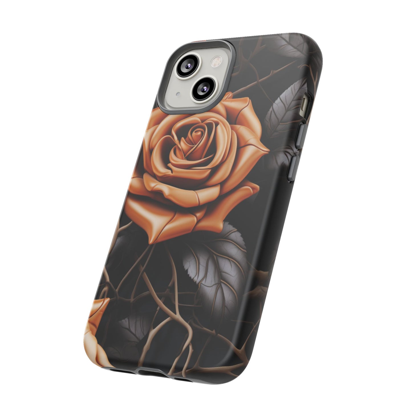 Midnight Gold Rose Mobile Case