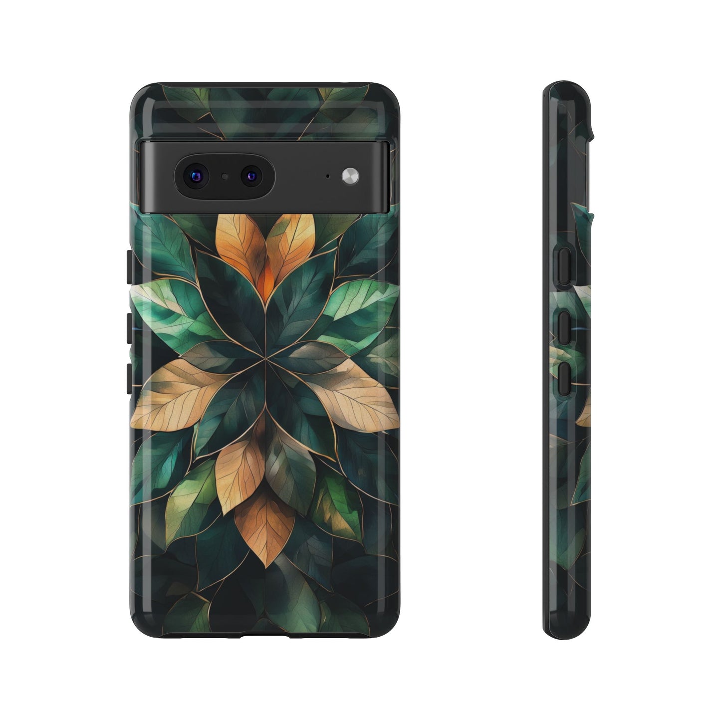 Golden Harmony Leaf Phone Case for iPhone, Samsung & Google Pixel