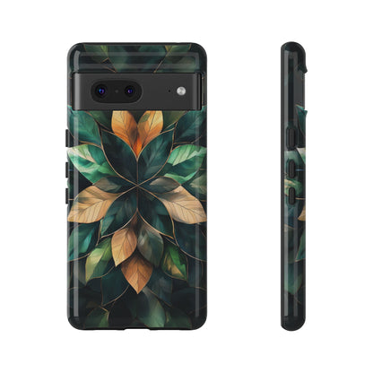 Golden Harmony Leaf Phone Case for iPhone, Samsung & Google Pixel