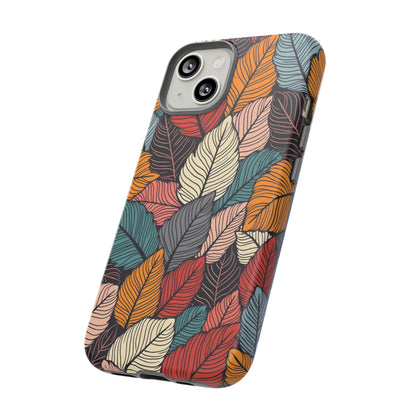 Colorful Abstract Leaves Pattern Design