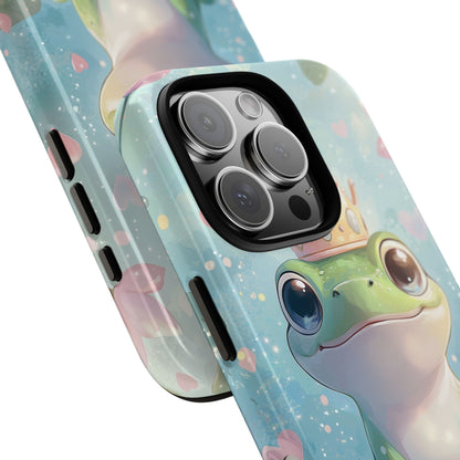 Royal Frog Phone Case – Cute Anime Aesthetic for iPhone, Google Pixel & Samsung