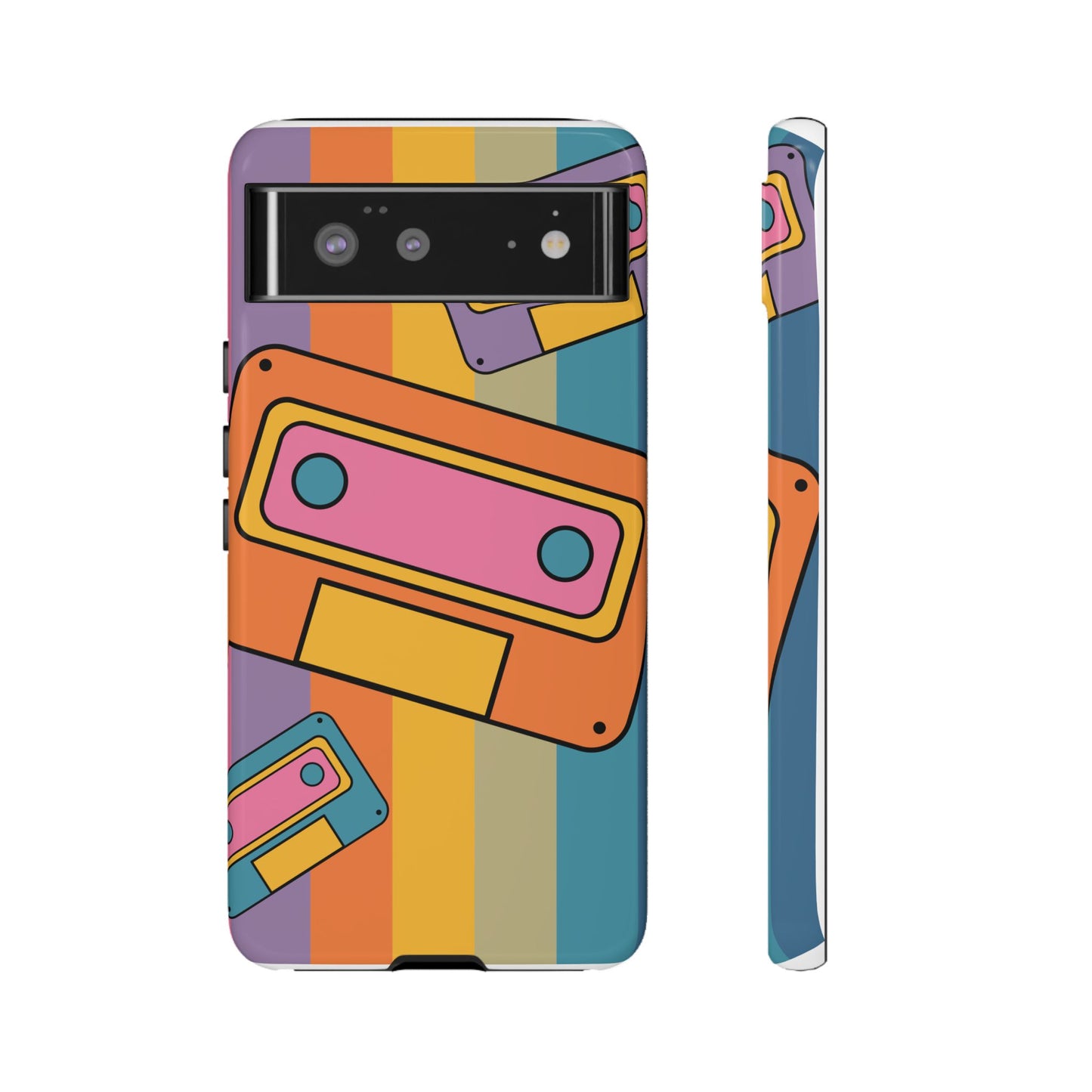 Retro Cassette Tape Phone Case – Vintage 90s Aesthetic for iPhone, Samsung & Google Pixel