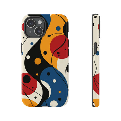 Bauhaus Style Terrazzo Phone Case – iPhone, Google Pixel, Samsung