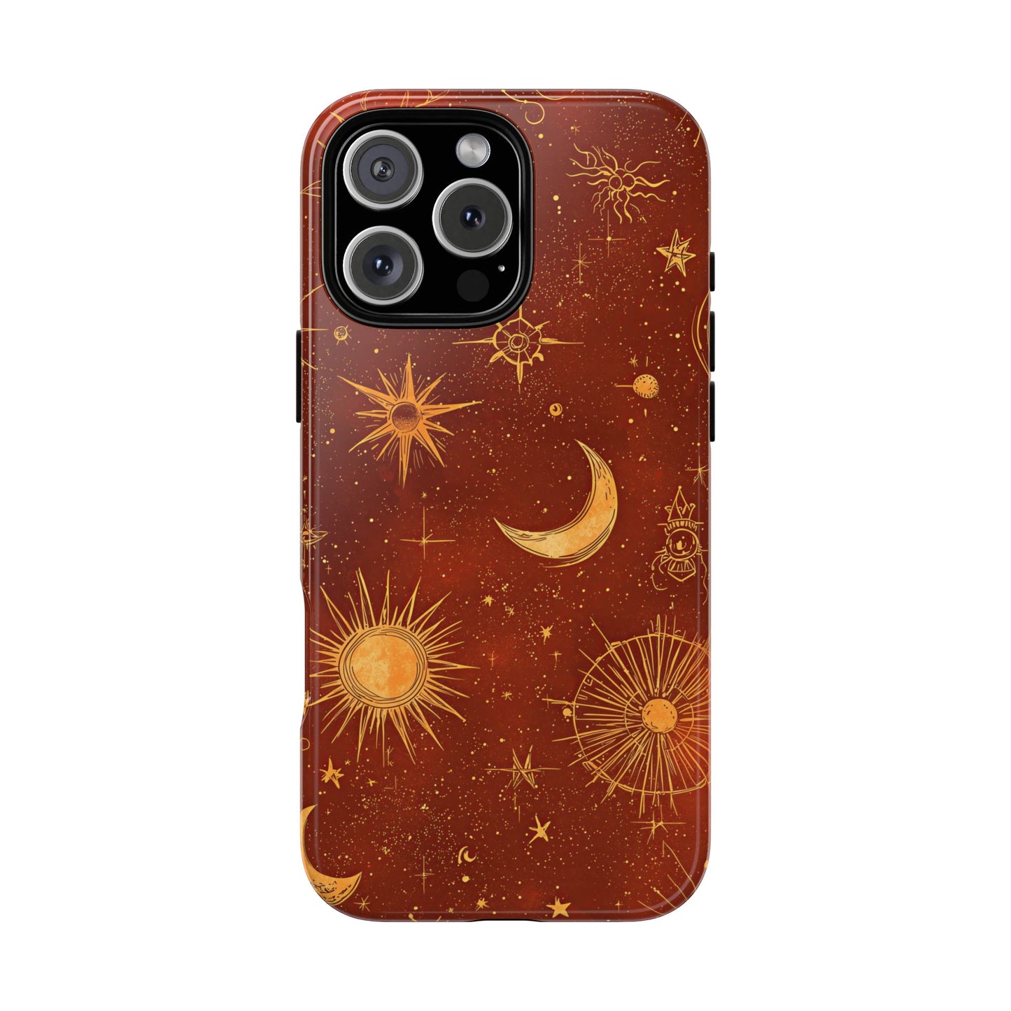 Terracotta Celestial Dreams Boho Phone Case for iPhone, Pixel & Samsung