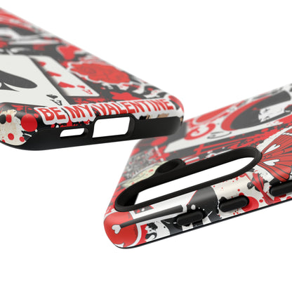 Bold Red & Black Ace Card Phone Case