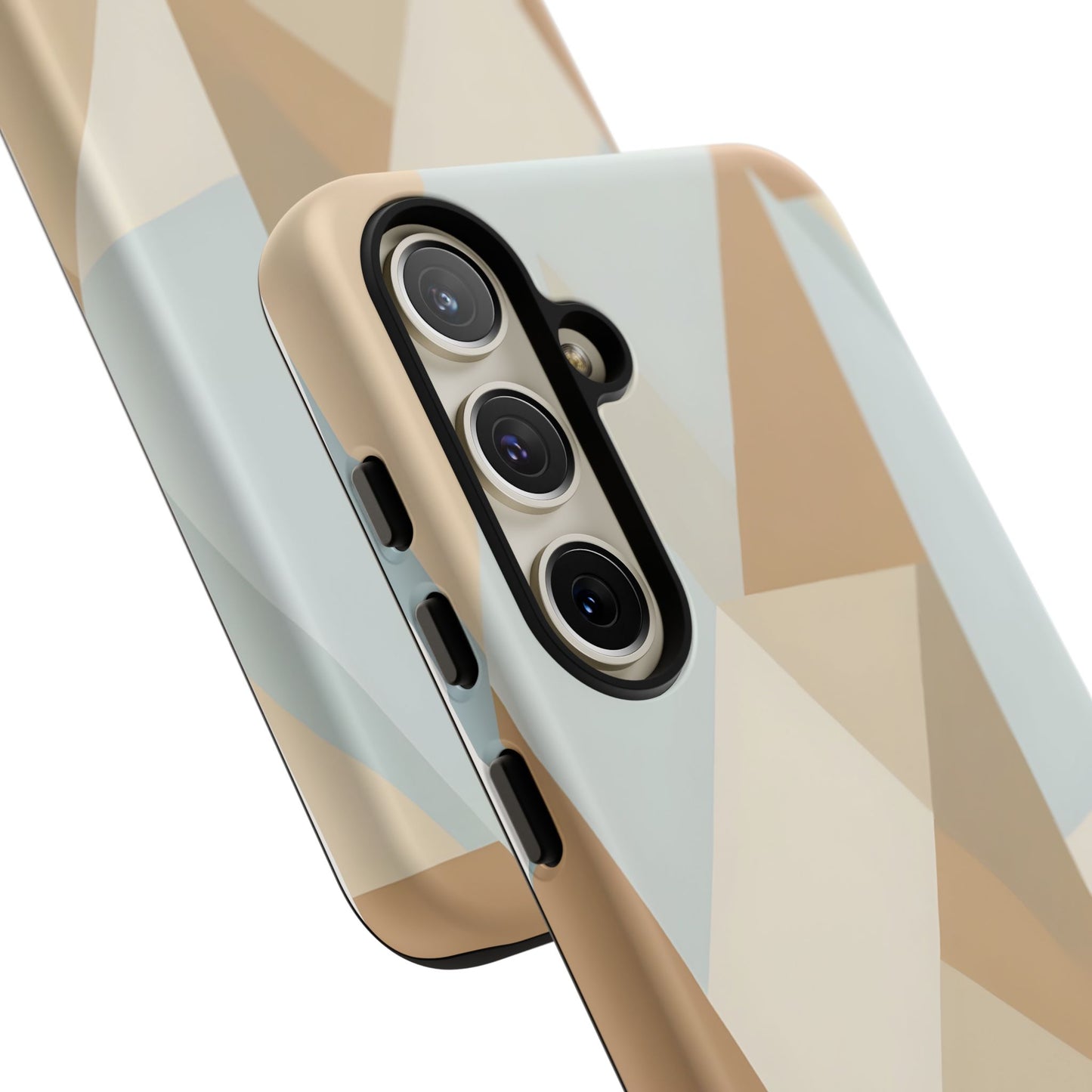 Neutral Geometrical Triangular Abstract Pattern