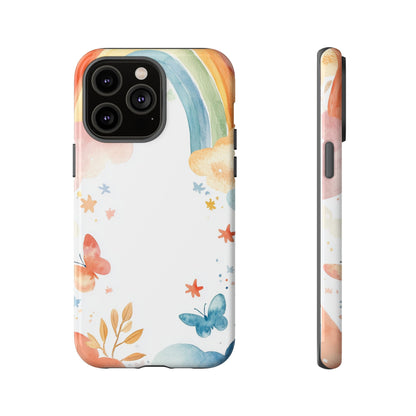 Dreamy Skies & Rainbows Watercolor Phone Case for iPhone, google Pixel & Samsung