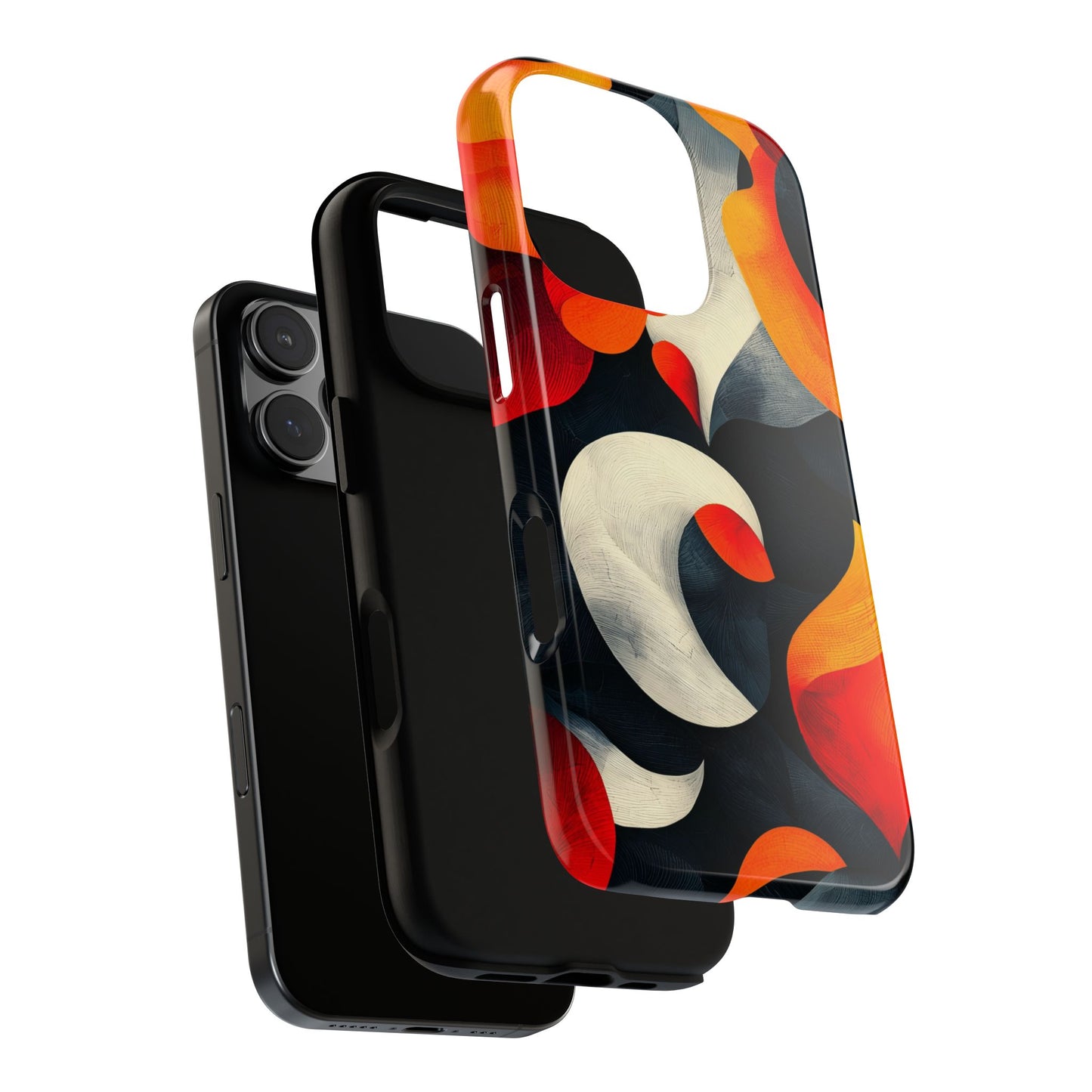 Molten Flow – Abstract Flame Phone Case for iPhone, Samsung & Pixel
