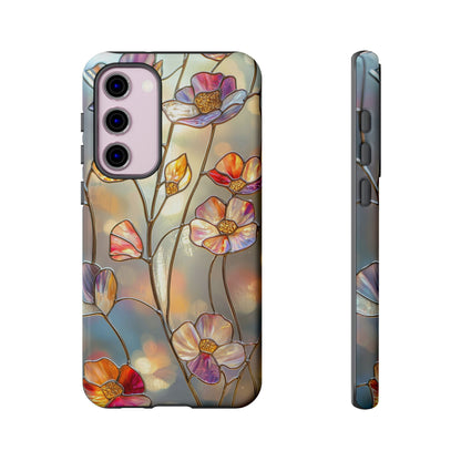 Petal Prism – Colorful Flower Stained Glass Phone Case for iPhone, Samsung & Pixel