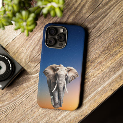 Celestial Elephant Mobile Cover – Dreamy Night Sky Aesthetic