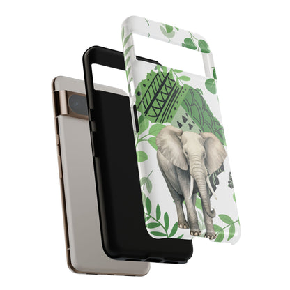 Tropical Elephant Mobile Cover – Nature-Inspired Boho Art