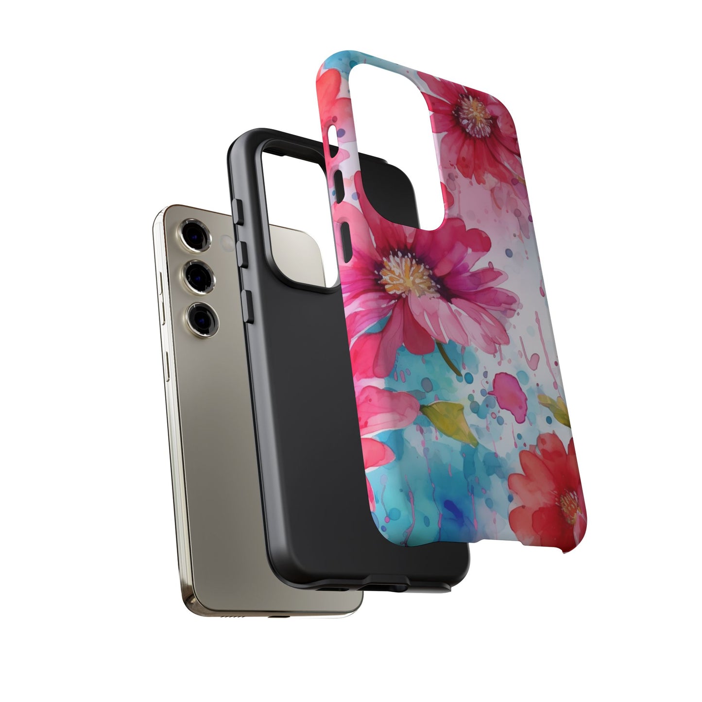 Watercolor Bloom Floral Mobile Case