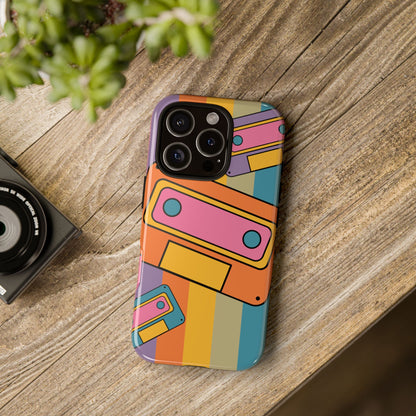 Retro Cassette Tape Phone Case – Vintage 90s Aesthetic for iPhone, Samsung & Google Pixel