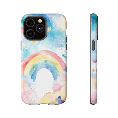 Mystic Splash Rainbow Watercolor Phone Case for iPhone, google Pixel & Samsung