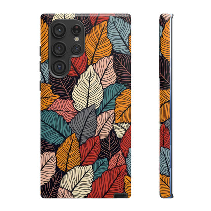 Colorful Abstract Leaves Pattern Design