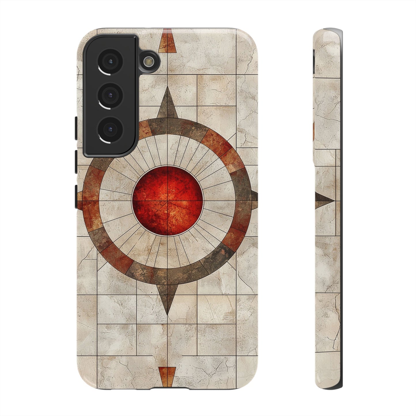 Boho Stone Compass Phone Case for iPhone, Pixel & Samsung