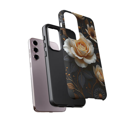 Elegant 3D Floral Design, Botanical Phone Case design for Iphone.