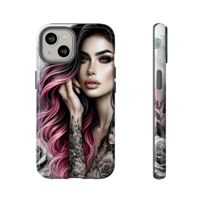 Tattooed Elegance – Gothic Art Mobile Cover