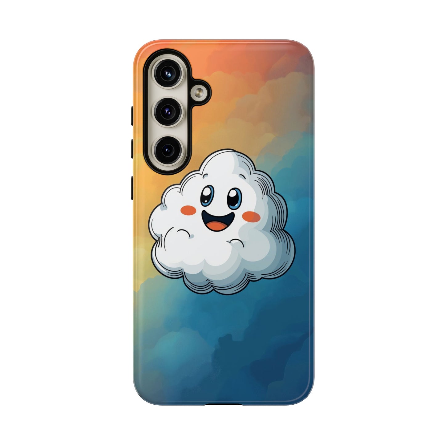Happy Cloud Anime Phone Case for iPhone, Samsung, Google Pixel