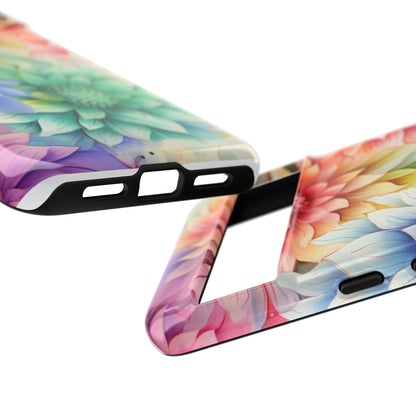 Rainbow Bloom Mandala Floral Mobile Case