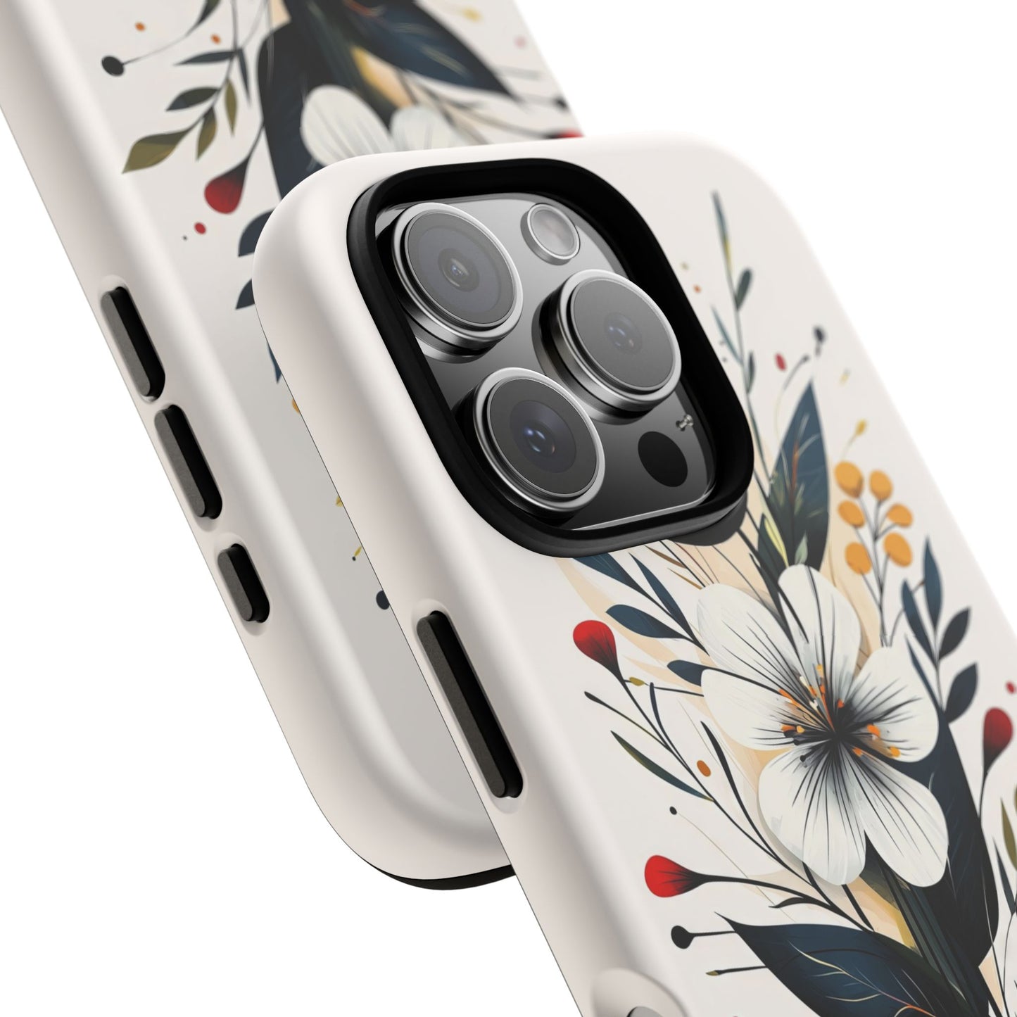 Wild Bloom – Minimal Floral Phone Case for iPhone, Pixel & Samsu