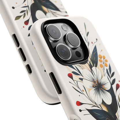 Wild Bloom – Minimal Floral Phone Case for iPhone, Pixel & Samsu